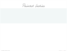 Tablet Screenshot of paintedladies.org